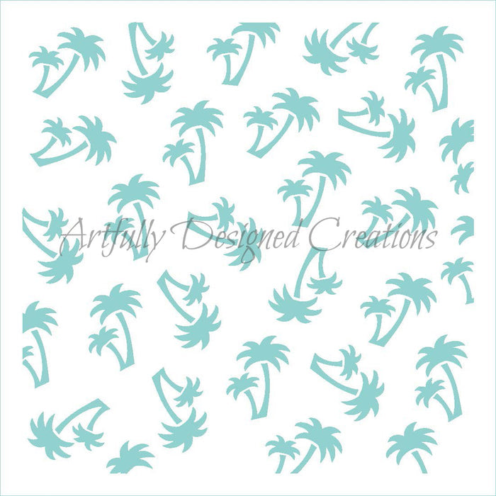 Palm Trees Stencil