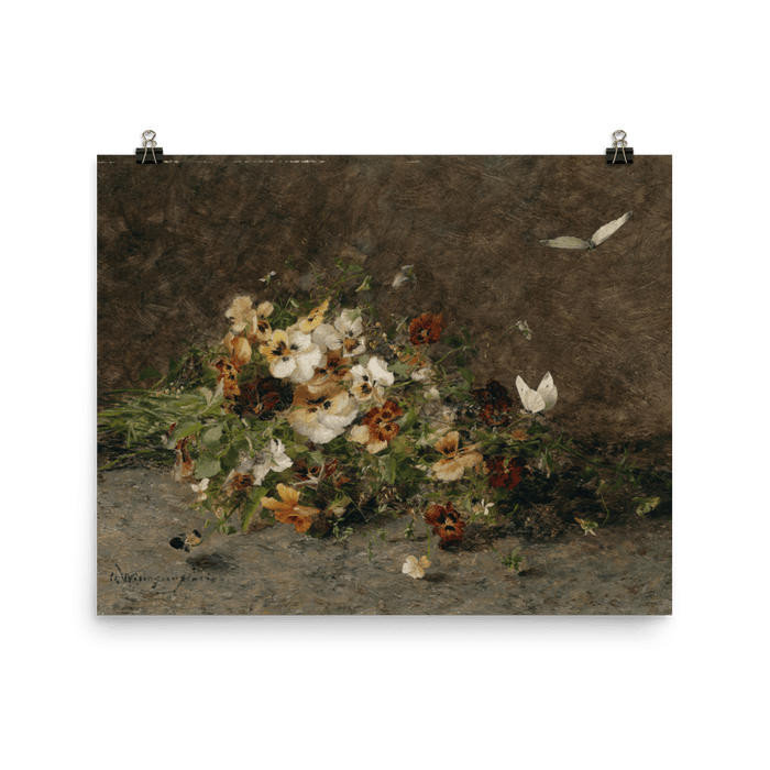 "Pansies" Art Print - Lone Fox