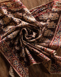 Papaya Patch Kalamkari Cotton Handkercheif / Napkin - Lone Fox