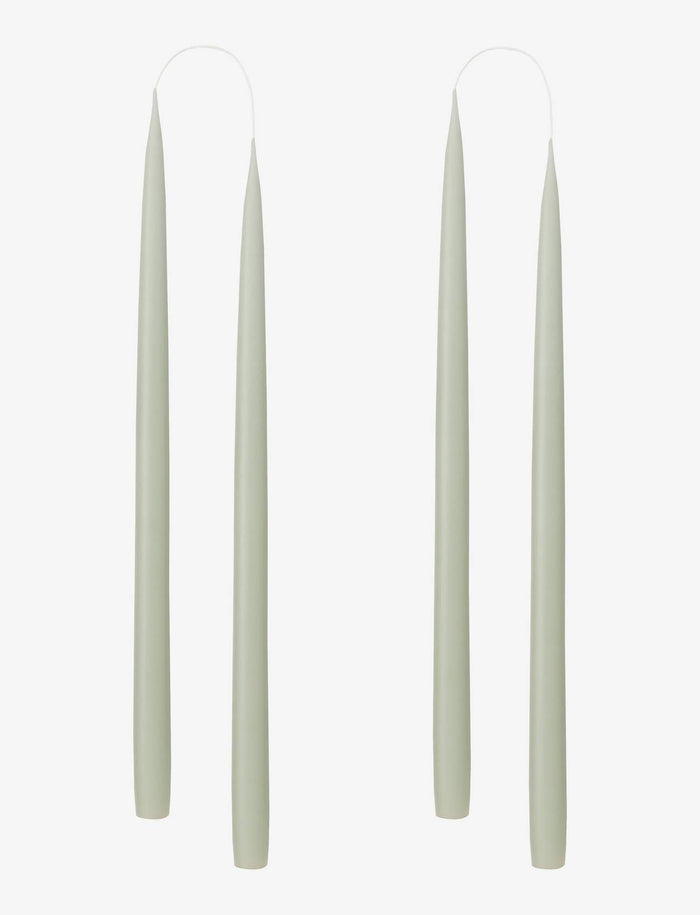 Pastel Teal Danish Taper Candle | 12" - Lone Fox