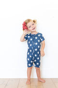 PATRIOTIC STARS | SHORT ZIPPER ONE PIECE