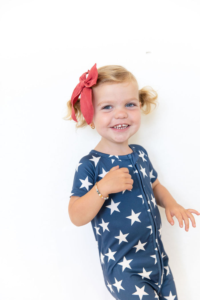 PATRIOTIC STARS | SHORT ZIPPER ONE PIECE