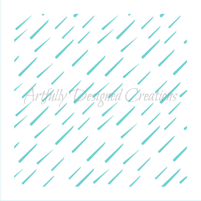 Pen Dart Background Stencil