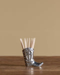 Pewter Boot Toothpick Holder - Lone Fox
