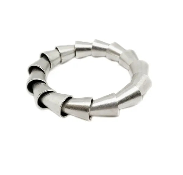 Pewter Cones Bangle