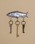 Pewter Fish Triple Hook - Lone Fox