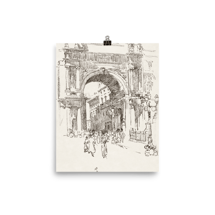 "Piazza Vittorio Emanuele" Art Print - Lone Fox