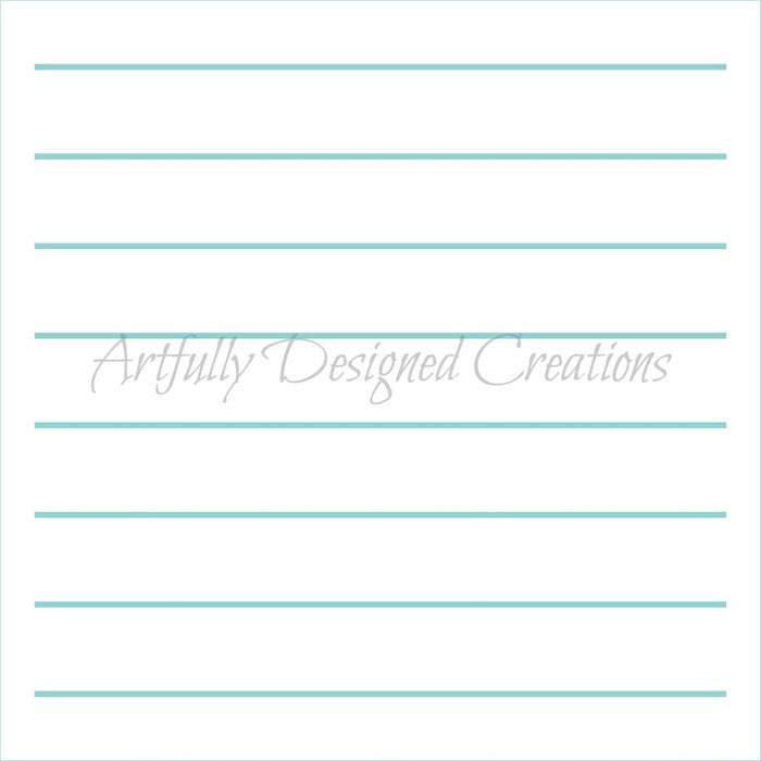 Pinstripes Stencil
