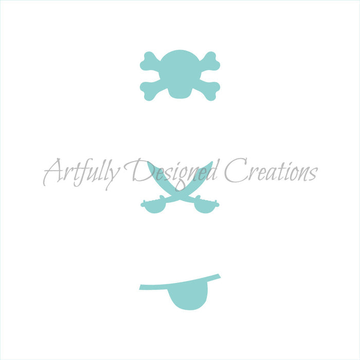 Pirate Tokens Stencil