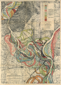 Plate 22, Sheet 1, Ancient Courses Mississippi River Meander Belt