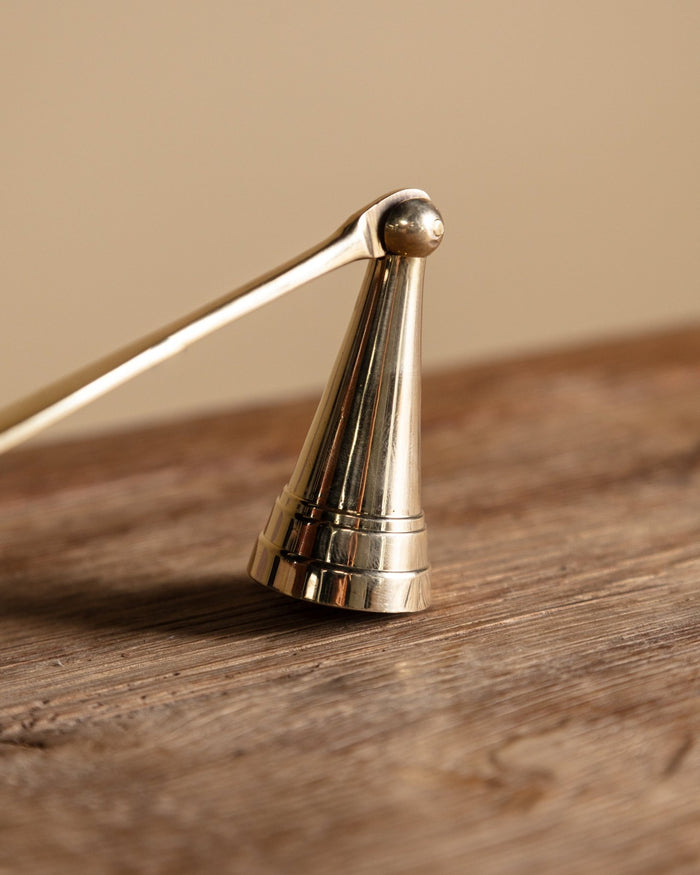 Polished Brass Horse Head Candle Snuffer - Lone Fox