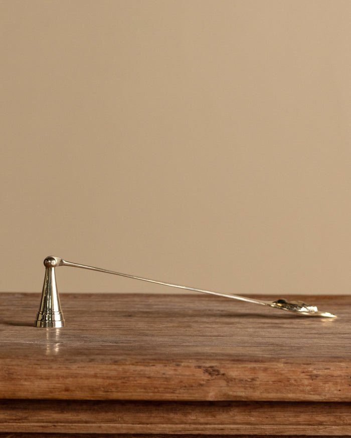 Polished Brass Horse Head Candle Snuffer - Lone Fox
