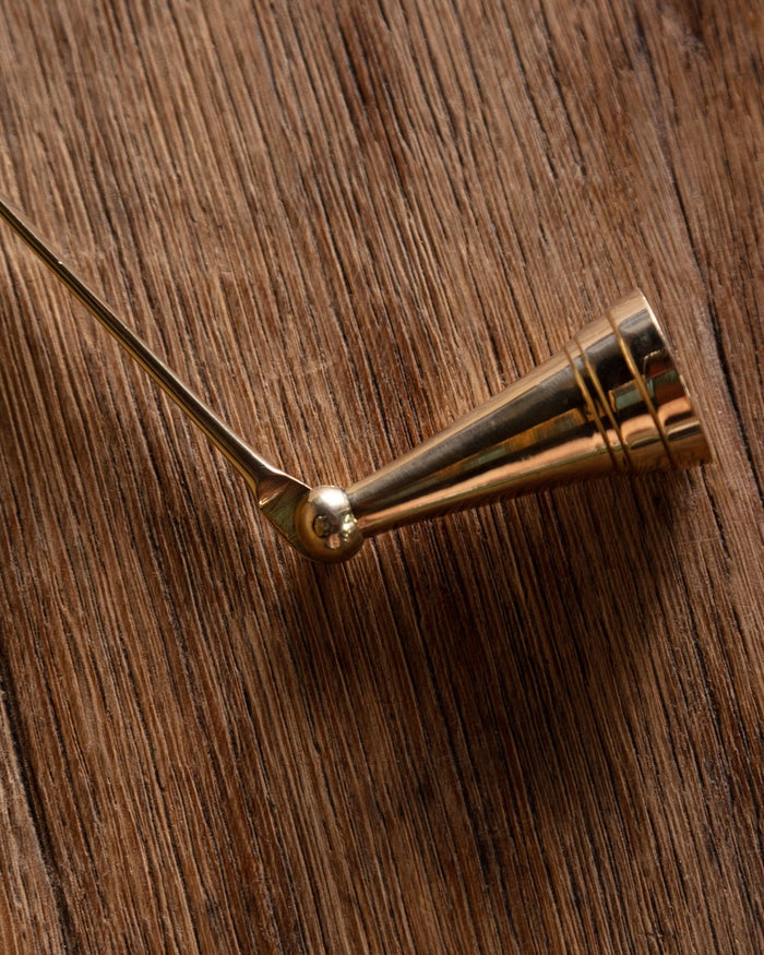 Polished Brass Horse Head Candle Snuffer - Lone Fox
