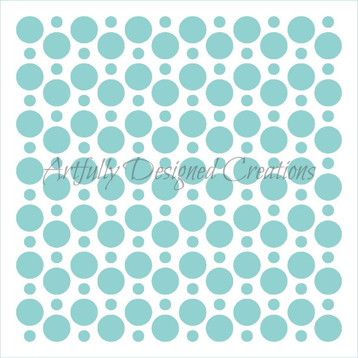 Polka Dots Alternating Stencil