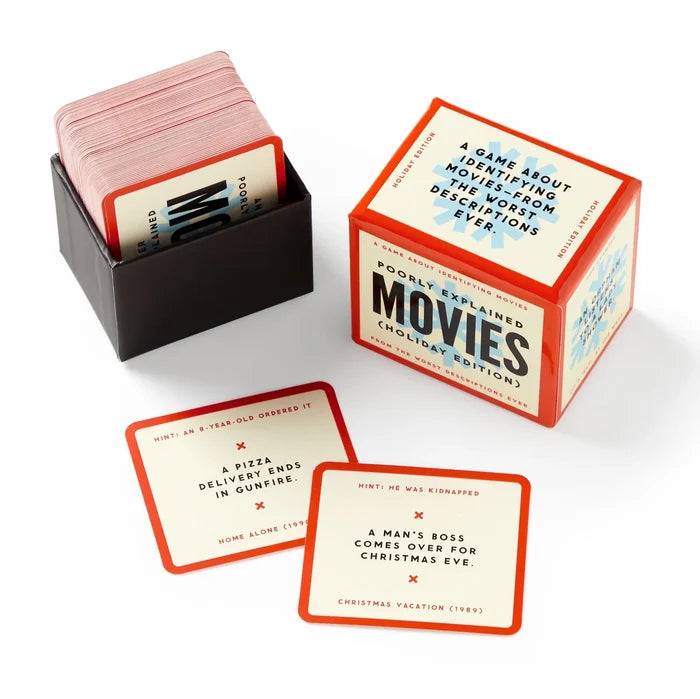 Poorly Explained Movies Card Game: Holiday Edition