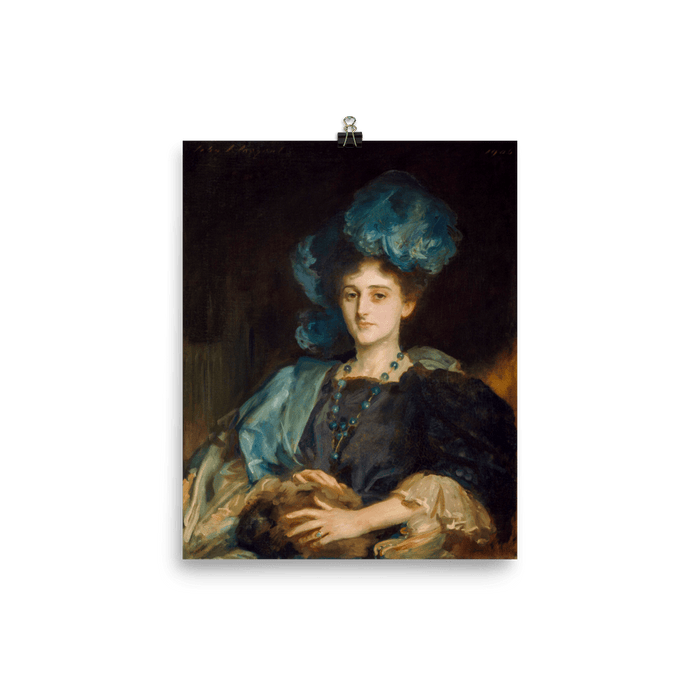 "Portrait of Miss Katherine Elizabeth Lewis" Art Print - Lone Fox