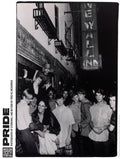 Poster: Young People Outside Stonewall, Framed