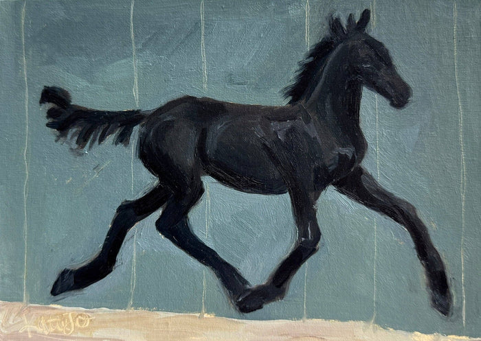"Prancing Filly": 4x6 - Lone Fox