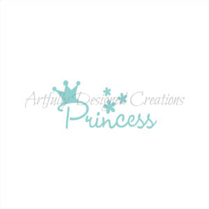 Princess Title Stencil