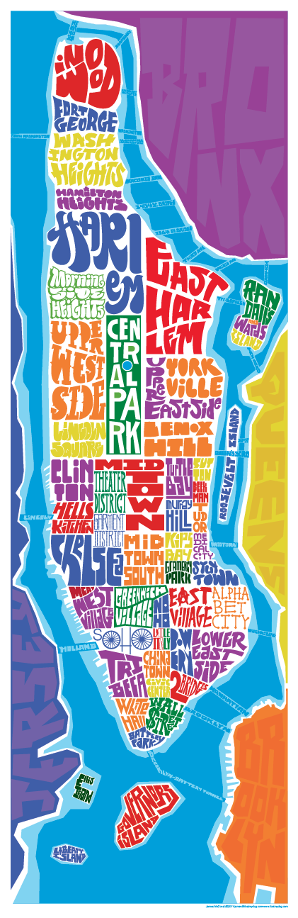 Print: Manhatttan Typography