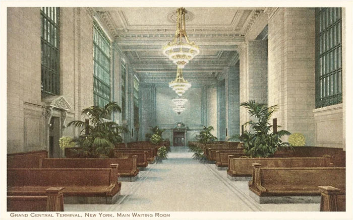 Print: Waiting Room Grand Central Station, New York City