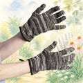 elastic-free organic linen gloves