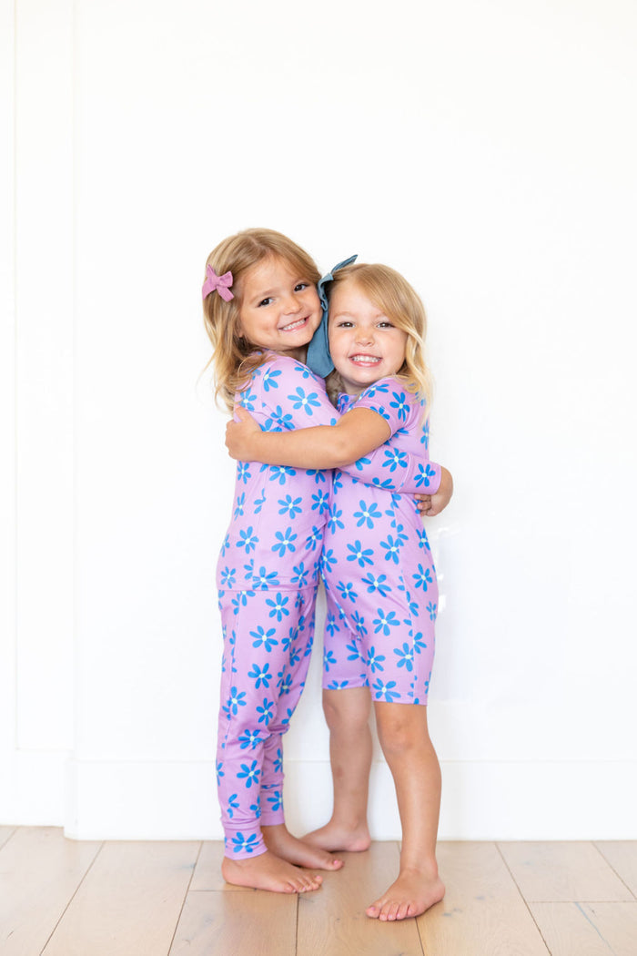 PURPLE + BLUE DAISY | LONG SLEEVE