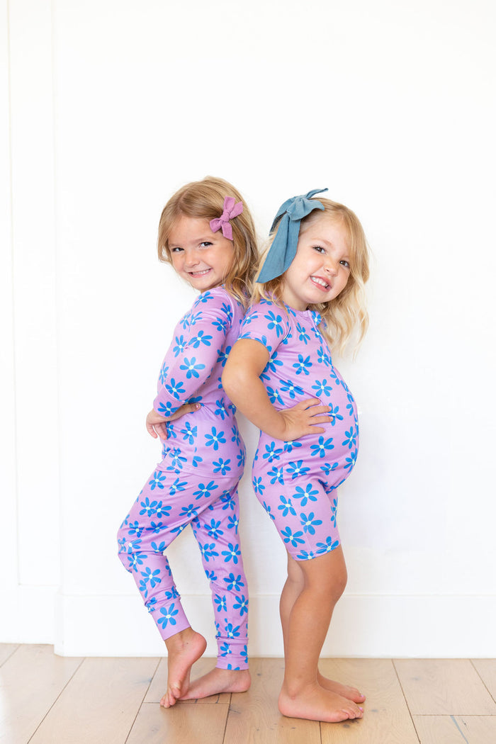 PURPLE + BLUE DAISY | LONG SLEEVE