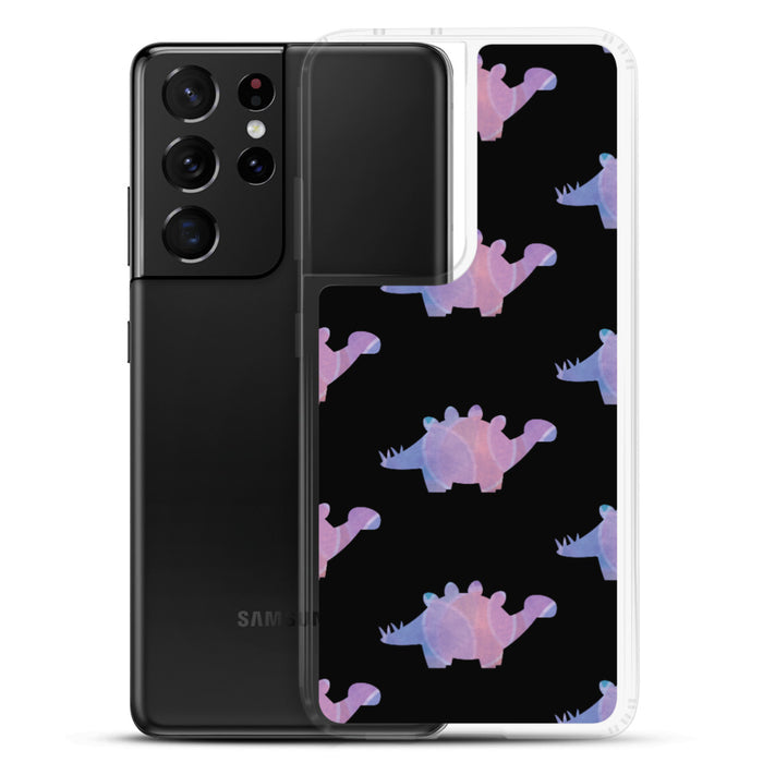 purple stegosaurus | samsung phone case