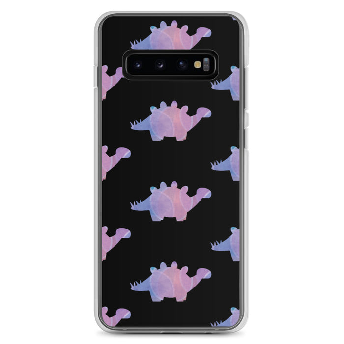 purple stegosaurus | samsung phone case