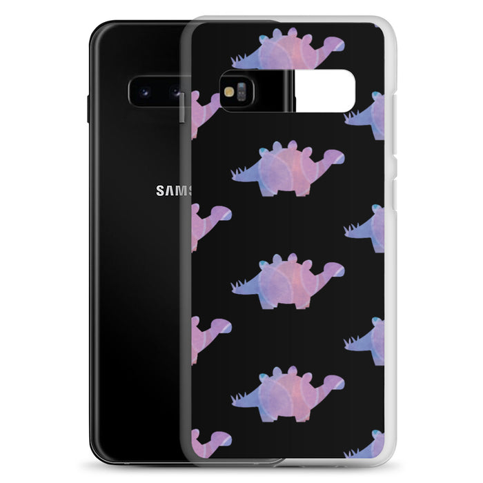 purple stegosaurus | samsung phone case