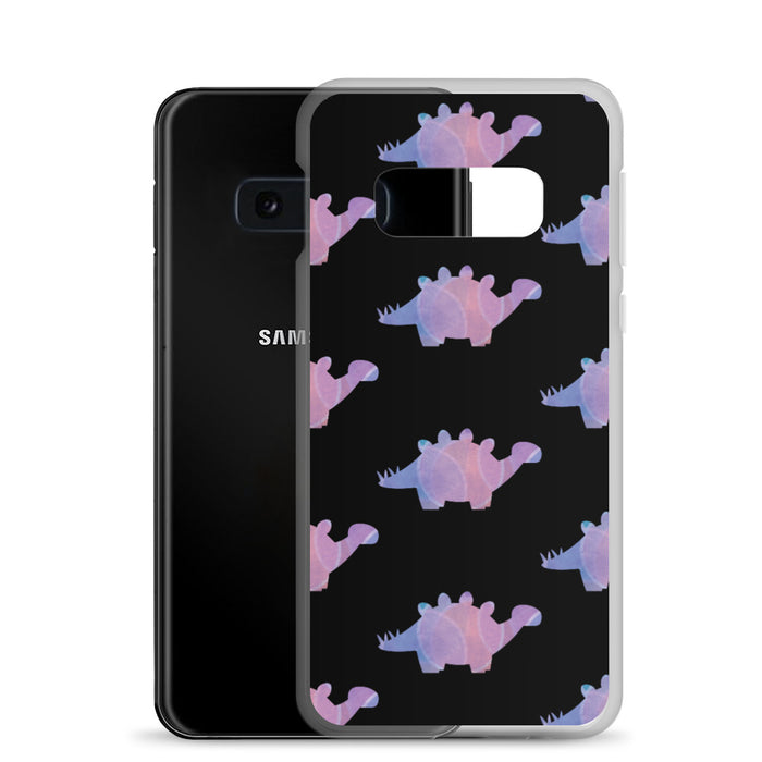 purple stegosaurus | samsung phone case