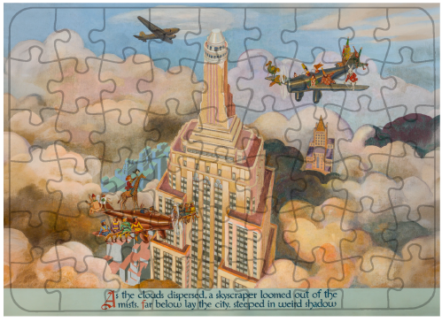 Puzzle: Another Wonderland, Abram Champanier's Alice Mural: The Empire State Building