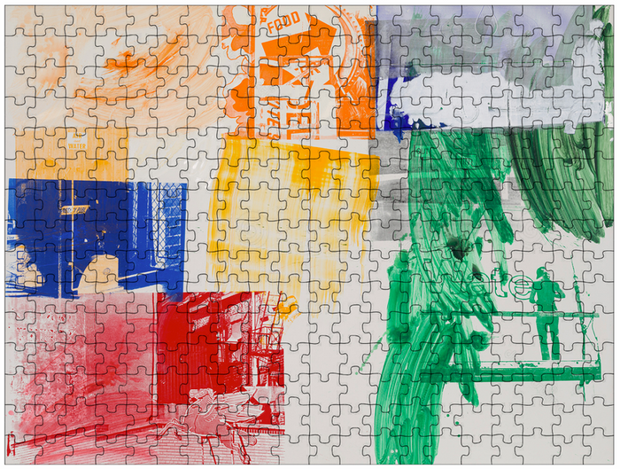 Puzzle Robert Rauschenberg Wet Flirt (Urban Bourbon), 1994