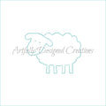 PYO Easter Sheep Stencil