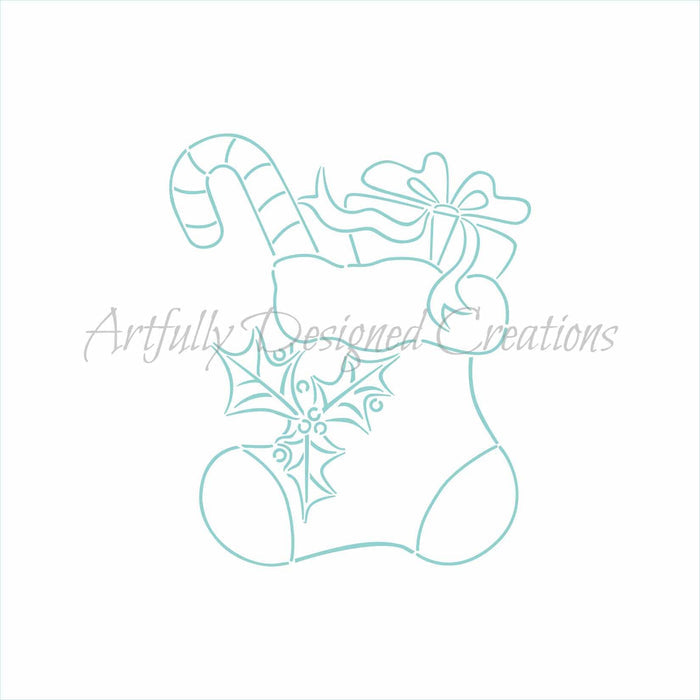 PYO Stocking Stencil