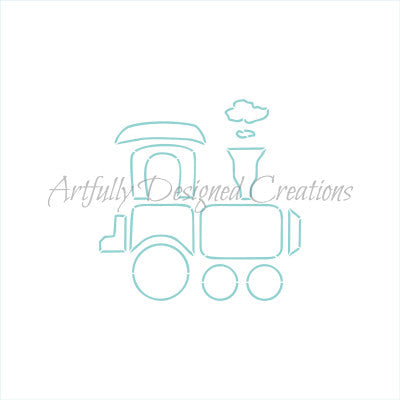 PYO Train Stencil