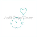 PYO Valentine Penguin Stencil