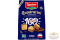 QUADRATINI CHOCOLATE- LOACKER - BITE SIZE WAFER COOKIES  (8.82oz)