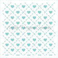 Quilted Hearts Stencil