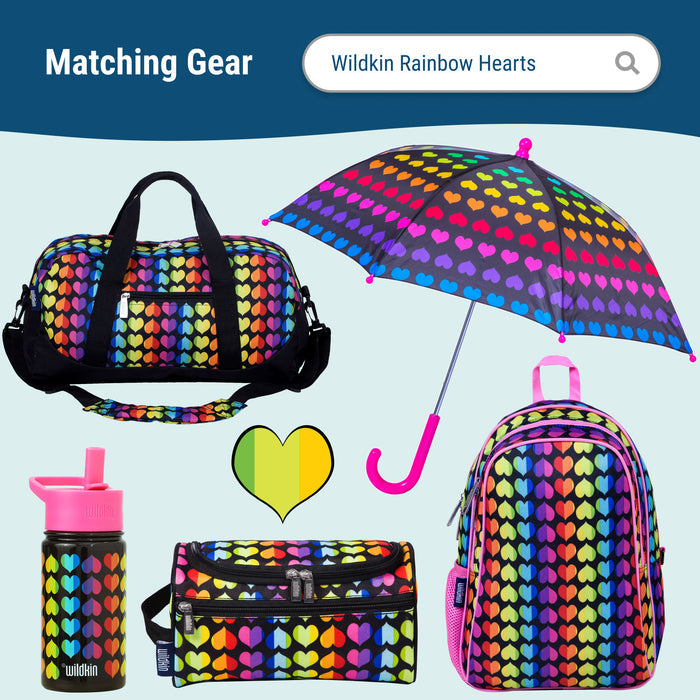Rainbow Hearts Original Rain Boots