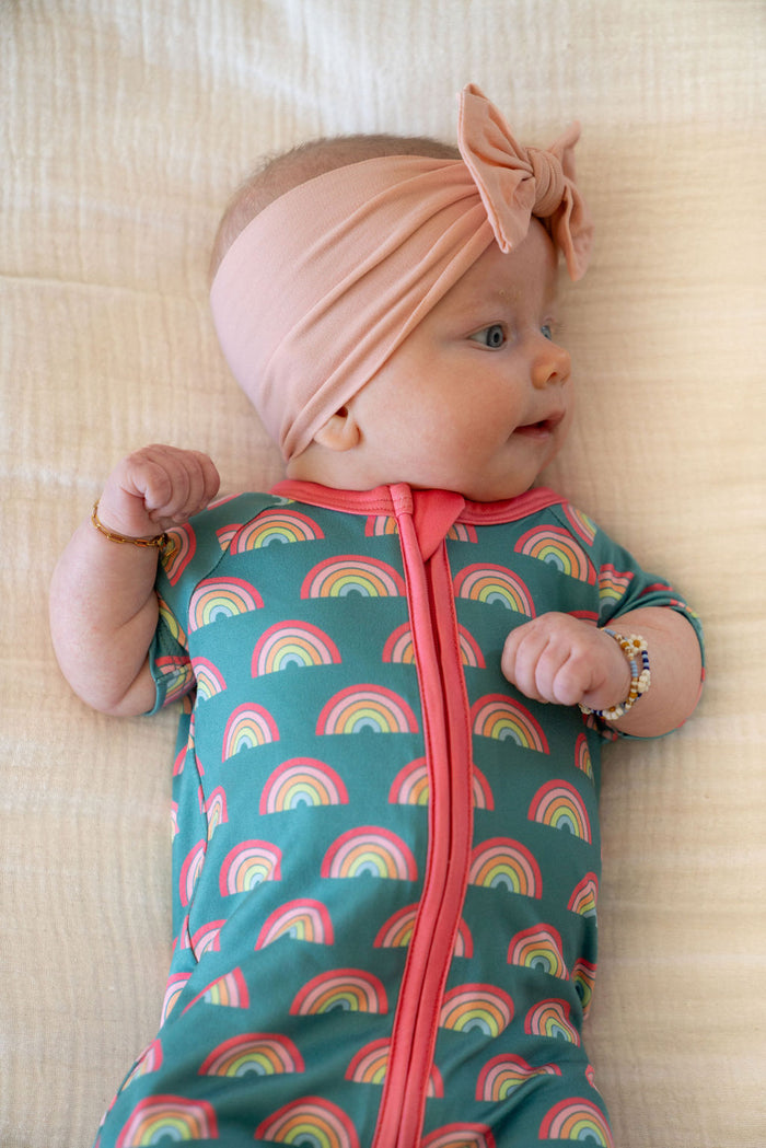 RAINBOWS | SHORT ZIPPER ONE PIECE