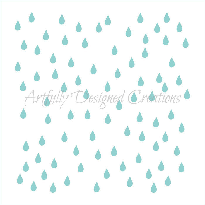 Raindrop Stencil