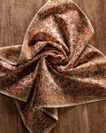 Red Vinyard Kalamkari Cotton Handkerchief / Napkin - Lone Fox