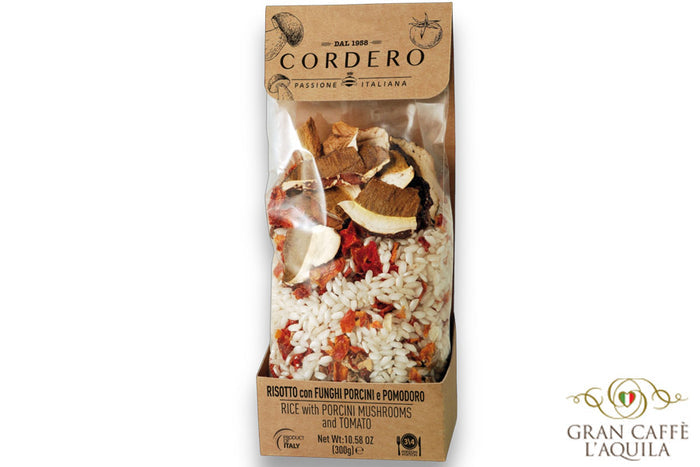 RISOTTO WITH PORCINI MUSHROOMS & TOMATO - CORDERO - 10.58oz/300g