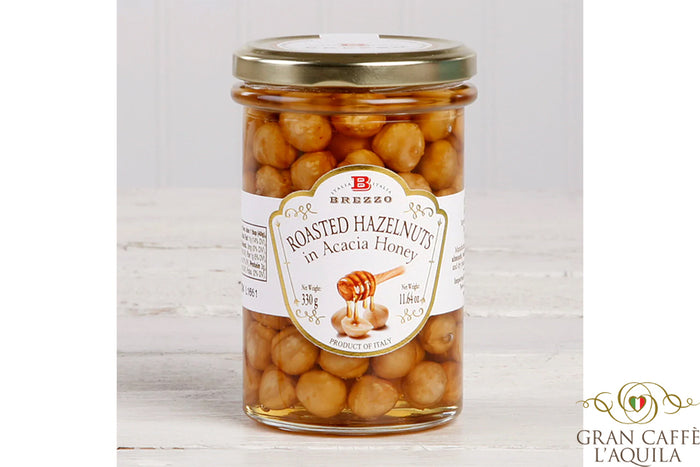 ROASTED HAZELNUTS IN ACACIA HONEY - BREZZO (8.11oz/230g)