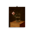 "Rose in Glass" Art Print - Lone Fox