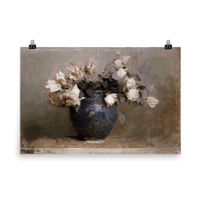 "Roses of 1809" Art Print - Lone Fox