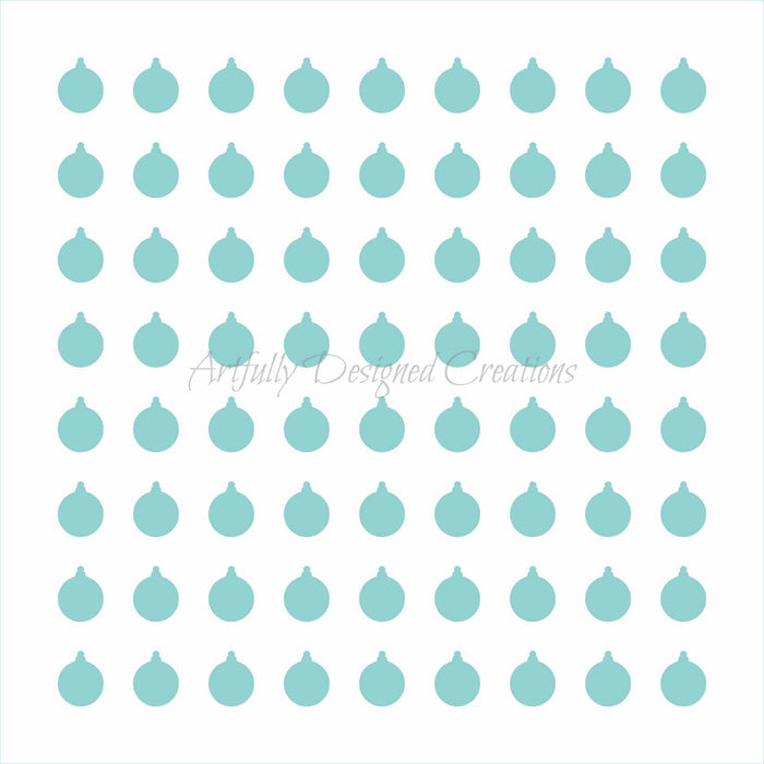 Round Ornament Sprinkle Swipes