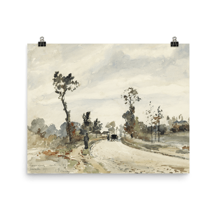 "Route de Saint - Germain" Art Print - Lone Fox